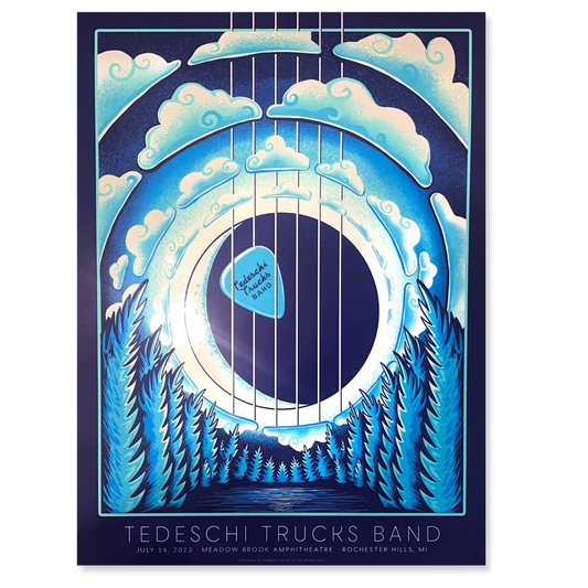 Tedeschi Trucks Band - Rochester Hills, MI (White Glitter)